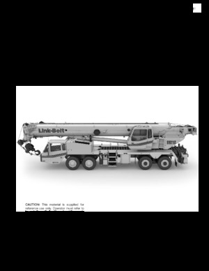 Truck-mounted Telescopic Cranes Link-Belt HTT-86110