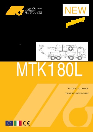 Truck-mounted Telescopic Cranes Marchetti MTK 180