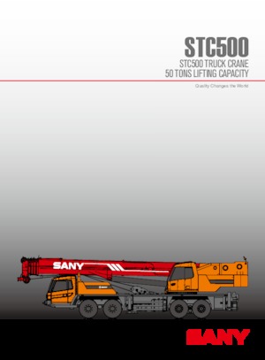 Truck-mounted Telescopic Cranes Sany STC500