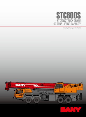 Truck-mounted Telescopic Cranes Sany STC600S