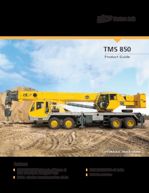 Truck-mounted Telescopic Cranes Til TMS 850