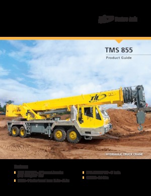 Kamyona monte telesc. vinçler Til TMS 855