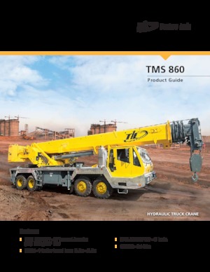 Truck-mounted Telescopic Cranes Til TMS 860