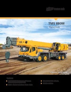 Truck-mounted Telescopic Cranes Til TMS 880M