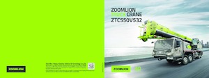 Kamyona monte telesc. vinçler Zoomlion ZTC550V532