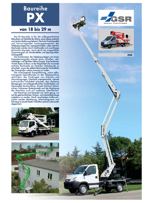 Trailer Mounted Articulating Boom Lifts GSR E 180 PX Basic