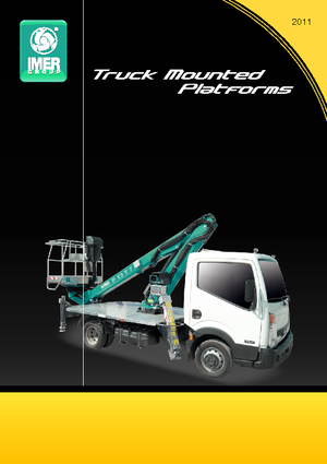 Trailer Mounted Articulating Boom Lifts Imer P 23 AS 11