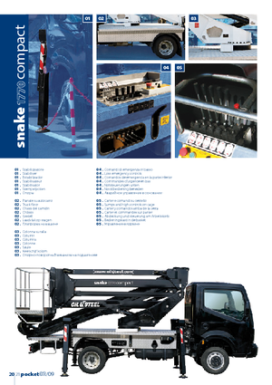 Trailer Mounted Articulating Boom Lifts Oil & Steel Snake 1770 Compact RE
