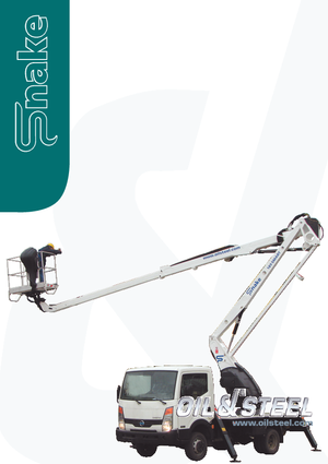 Trailer Mounted Articulating Boom Lifts Oil & Steel Snake 2112 smart