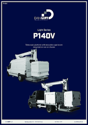 Truck Mounted Telescopic Boom Lifts Danilift P140V