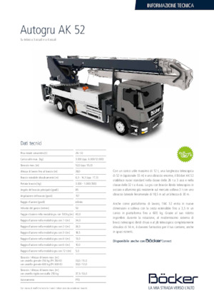 Truck-mounted Telescopic Cranes Böcker AK 52