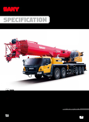 Truck-mounted Telescopic Cranes Sany STC1600T7