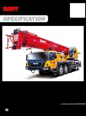 Truck-mounted Telescopic Cranes Sany STC800C5