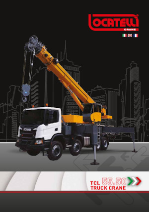 Kamyona monte telesc. vinçler Locatelli TCL 55.50