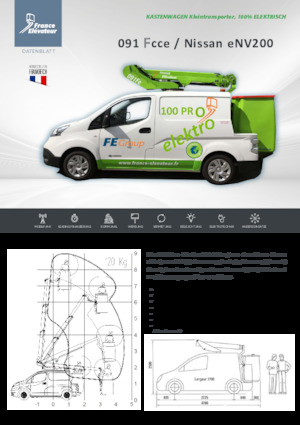 Araç Üstü Teleskopik Bomlu Vinçler France Elévateur 091 Fcce