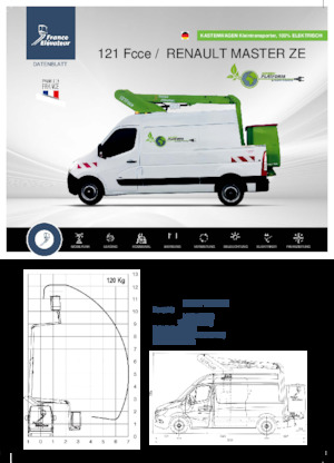 Araç Üstü Teleskopik Bomlu Vinçler France Elévateur 121 Fcce