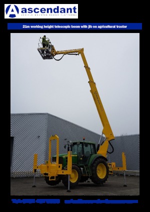 Truck Mounted Telescopic Boom Lifts Ascendant A22-17TR