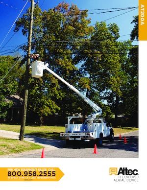 Truck Mounted Telescopic Boom Lifts Altec AT200A