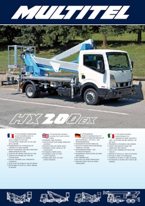 Trailer Mounted Articulating Boom Lifts Multitel HX 200 EX