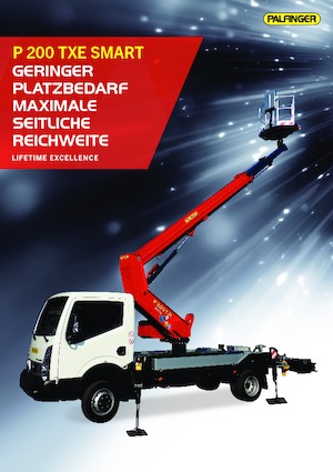 Truck Mounted Telescopic Boom Lifts Palfinger P 200 TXE