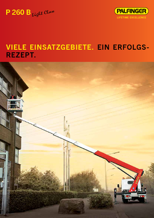 Araç Üstü Teleskopik Bomlu Vinçler Palfinger P260B
