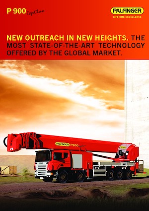 Truck Mounted Telescopic Boom Lifts Palfinger P 900