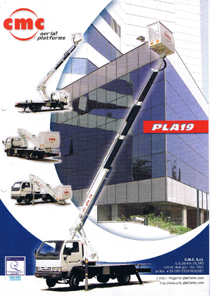 Araç Üstü Teleskopik Bomlu Vinçler CMC PLA 19