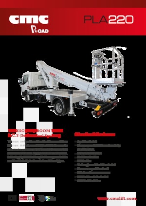Araç Üstü Teleskopik Bomlu Vinçler CMC PLA220