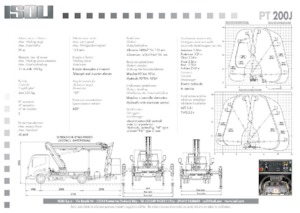 Araç Üstü Teleskopik Bomlu Vinçler ISOLI PT200J