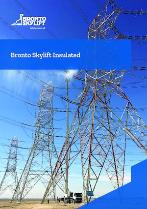 Truck Mounted Telescopic Boom Lifts Bronto Skylift S 44 HDT 2000