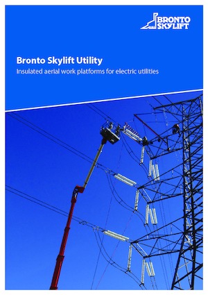 Truck Mounted Telescopic Boom Lifts Bronto Skylift SI156HDT-C 