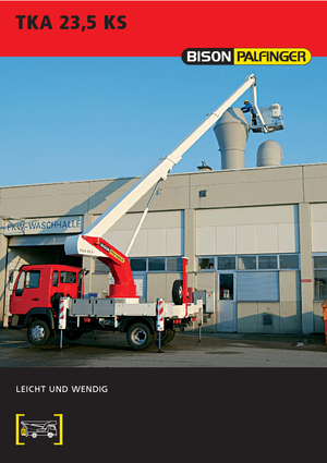 Araç Üstü Teleskopik Bomlu Vinçler Bison-Palfinger TKA 23,5 KS