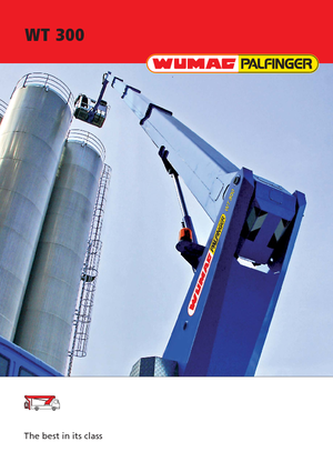 Truck Mounted Telescopic Boom Lifts Wumag-Palfinger WT 300.3