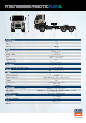 Truck Tractors - Tractor Units Ford 3548T Dc