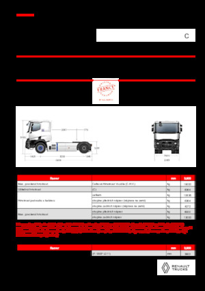 Truck Tractors - Tractor Units Renault E-TECH C - T4x2 OFF ROAD