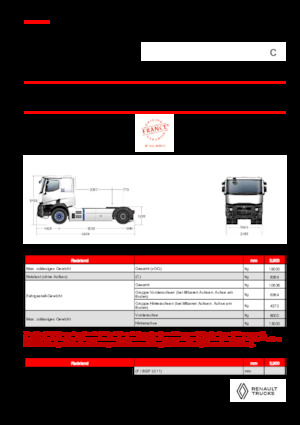 Truck Tractors - Tractor Units Renault E-TECH C - T4x2 OFF ROAD