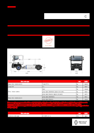 Truck Tractors - Tractor Units Renault E-TECH C - T4x2 OFF ROAD