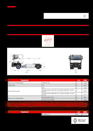 Truck Tractors - Tractor Units Renault E-TECH C - T4x2 OFF ROAD