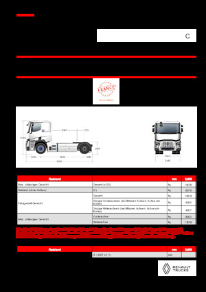 Tarktör parçaları Renault E-TECH C - T4x2 ROAD