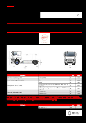 Truck Tractors - Tractor Units Renault E-TECH C - T4x2 ROAD