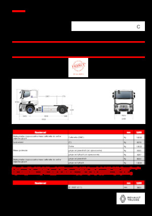 Tarktör parçaları Renault E-TECH C - T4x2 ROAD