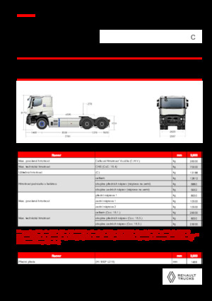 Tarktör parçaları Renault E-TECH C - T6x4 OFF ROAD