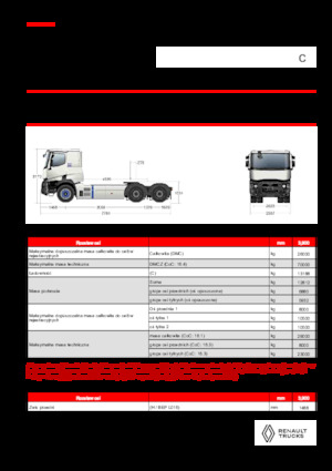 Tarktör parçaları Renault E-TECH C - T6x4 OFF ROAD