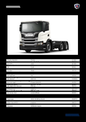 Truck Tractors - Tractor Units Scania G 280 A6x2/4NA