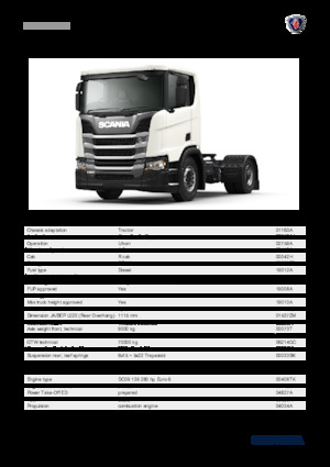 Truck Tractors - Tractor Units Scania R 280 A4x2NZ