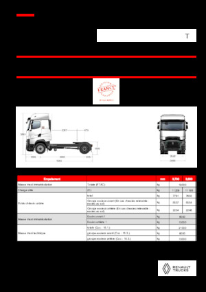 Truck Tractors - Tractor Units Renault T HIGH T4X2 13L E6