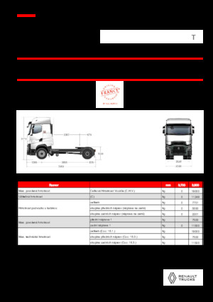 Truck Tractors - Tractor Units Renault T HIGH T4X2 LOW 13L E6