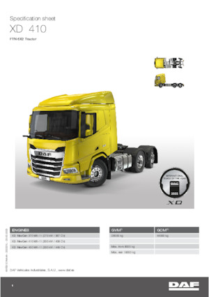 Truck Tractors - Tractor Units DAF XD 370 FTN
