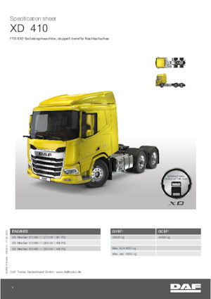 Truck Tractors - Tractor Units DAF XD 450 FTS