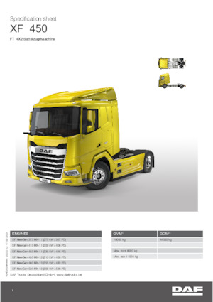 Truck Tractors - Tractor Units DAF XF 450 FT